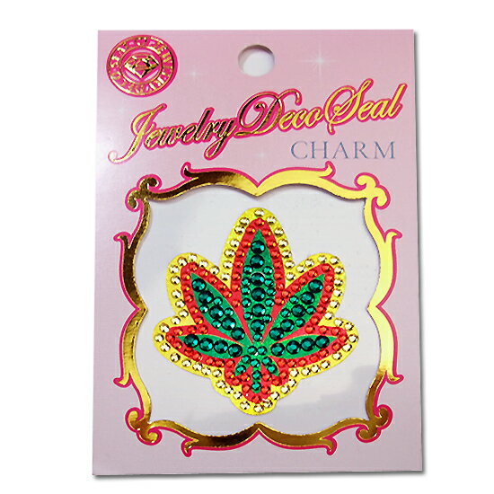 ジュエリー デコシール【4.5×4.5cm】キラキラシール デコレーションシール (dsk-01)