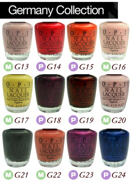 OPI （オーピーアイ）2012年秋冬 ネイルカラージャーマニー コレクション全12色 マニキュアネイル o.p.i