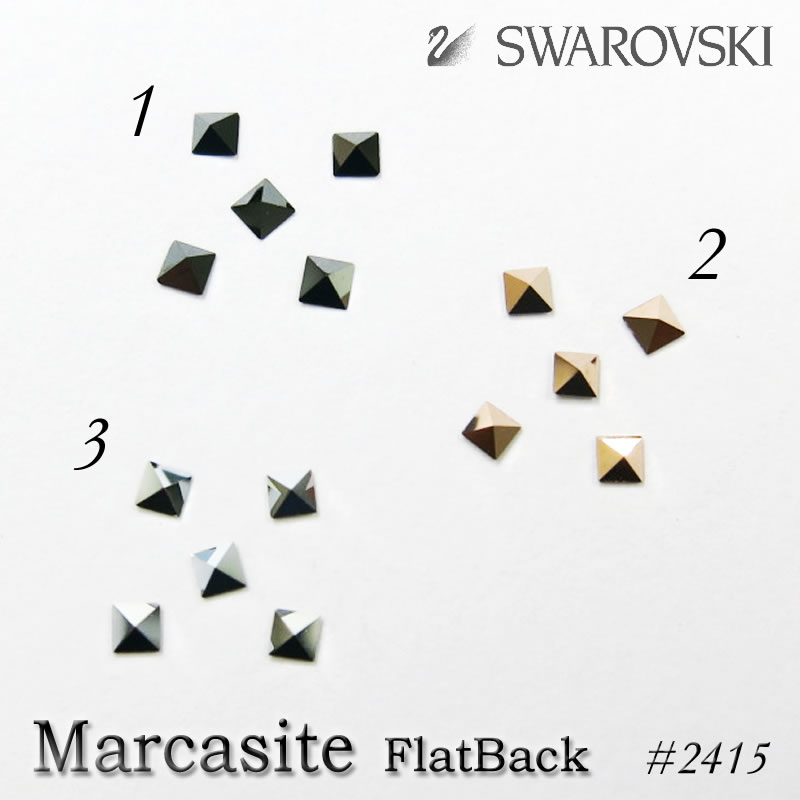 ԥߥåɷ ե Ω 2mm 20γ #2415 Crystal Marcasite ǥѡ  swarovski ü쥫å ͥ ѡ ȡ 饤󥹥ȡ ͥѡ