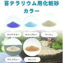 化粧砂 カラーソイル5種 苔テラリウム用 ソイル 園芸 クリアブルー ライトブルー オレンジ ベージュ ライトグレー