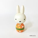 ミッフィー こけし 【 リンゴ 】 miffy ディック・ブルーナ　絵本 うさこちゃん ウサギ 贈り物 着物 和装 和服 和雑貨 母の日 プレゼント ギフト かわいい おうち時間 暮らし stayhome 癒し りんご インテリア 木製 日本製 伝統工芸品 卯三郎こけし 雑貨 置物 グッズ コラボ