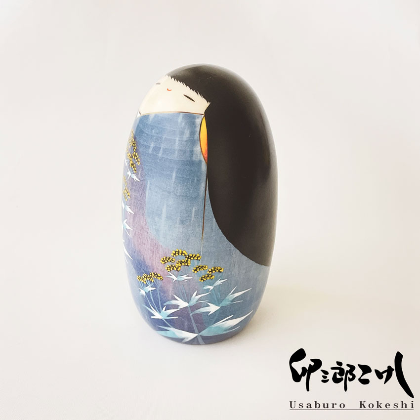 花の心 【 卯三郎こけし 】 プレゼント ギフト かわいい おうち時間 暮らし stayhome 癒し インテリア 木製 日本製 伝統工芸 母の日 贈り物 置物 グッズ 手作り 雑貨 手創り ハンドメイド 手造り フィギュア お土産 民芸品 工芸 made in Japan 花 [2]