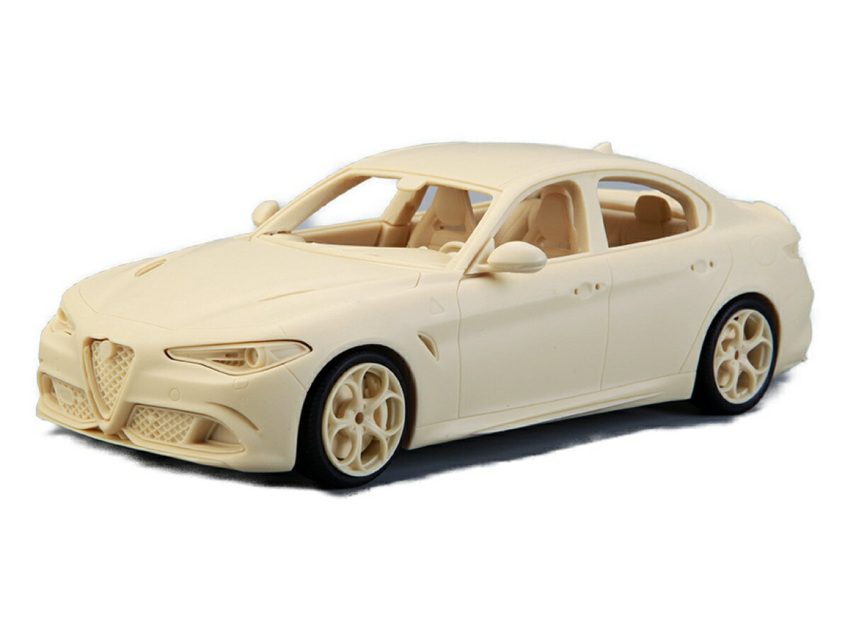 ホビーデザイン HOBBY DESIGN 1/24 アルファロメオ ジュリア クアドリフォリオ Giulia Quadrifoglio 自動車模型 レジン製 (am02_0029)のサムネイル