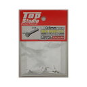 トップスタジオ TOP STUDIO 六角リベット 六角ボルト (C) シルバー 0.5mm 10個入り 自動車バイク模型用 (topstudio) 全6色 H...