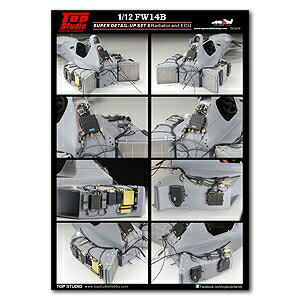 トップスタジオ TOP STUDIO 1/12 ウィリアムズ FW14B スーパーディティールアップセット 5 ラジエター ＆ ECU F1 模型 (td23276)