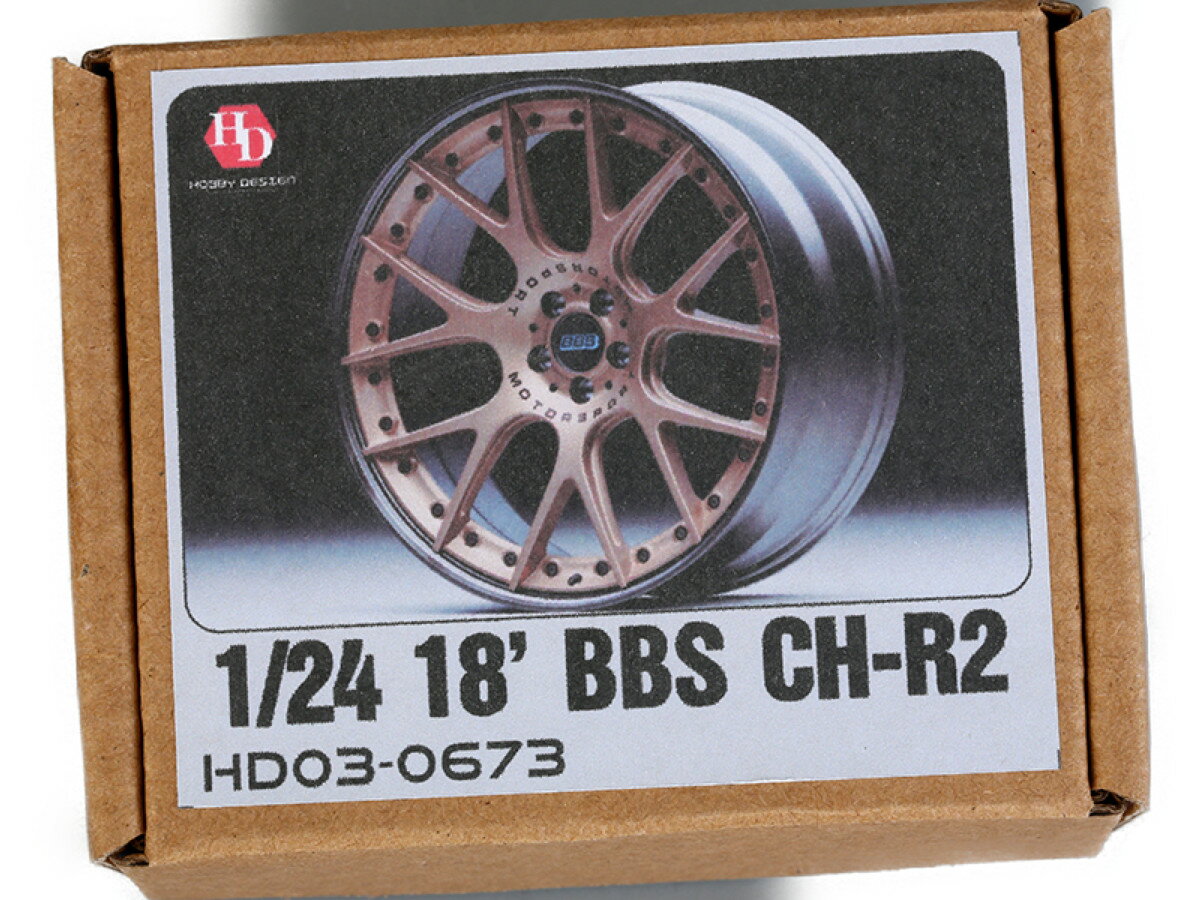 ホビーデザイン HOBBY DESIGN 1/24 18インチ BBS CH-R2 ホイールセット HD03-0673 (hd030673)