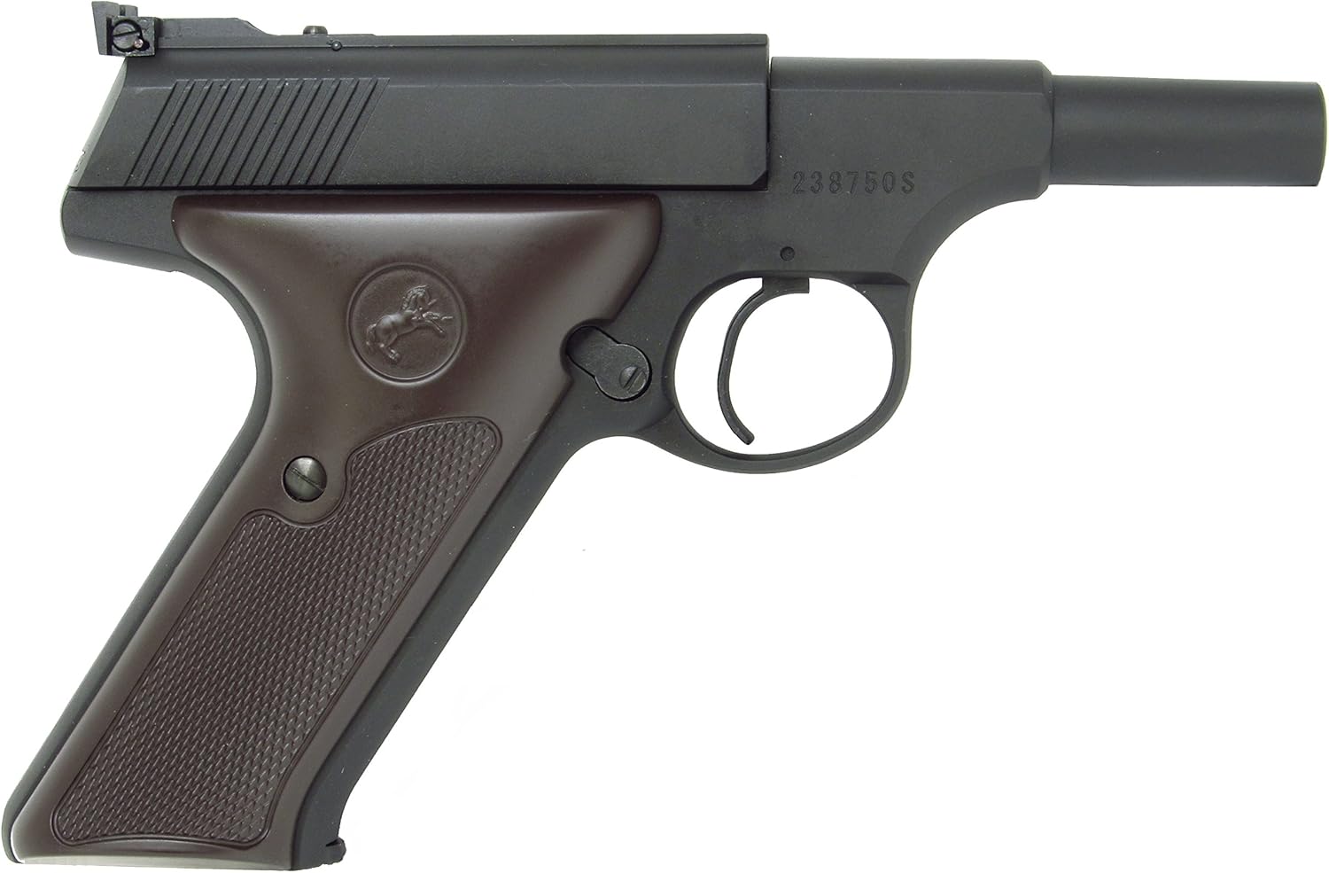 モデルガンとプラモ専門店 琥花堂のクラフトアップルワークス CAW・MULE モデルガン 3点セット コルト ウッズマン ショートバレルカスタム スリムサイレンサー付 完成品 カートリッジ グリップアダプターセット (4571261542708set)｜アングル3