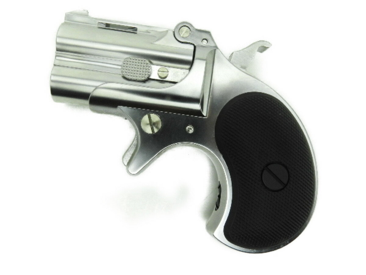 マルシン MARUSHIN ガスガン ミニミニ デリンジャー DERRINGER 6mm Xカートリッジ シルバー ABS 18歳以上 (4920136061835)