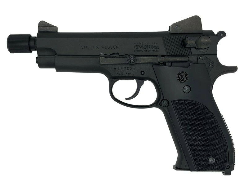 モデルガンとプラモ専門店 琥花堂のマルシン MARUSHIN モデルガン Mk.22 Mod0 エクセレント HW 発火式 ブローバック サプレッサー付 X-PFC カートリッジ STGA (4920136015968)｜アングル3