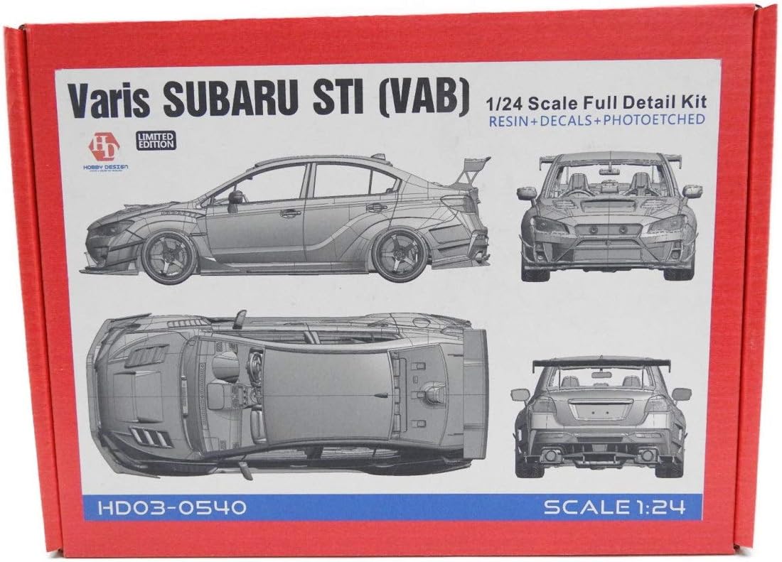 ホビーデザイン HOBBY DESIGN 1/24 SUBARU スバル インプレッサ WRX STI VAB フルディティールキット HD03-0540 (4580628907180)