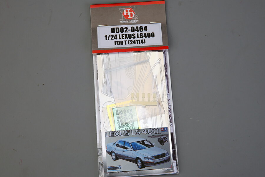 ホビーデザイン Hobby Design(ホビーデザイン) クーペ・スポーツカー 1/24 トヨタ レクサス LS400 ディティールアップパーツ タミヤ 24114 (hd02-0464) グレー F