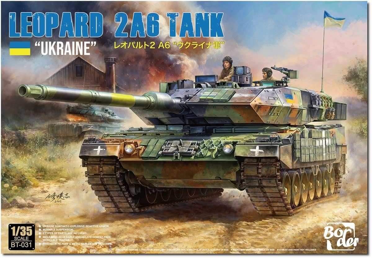 ボーダーモデル Border Model 1/35 ウクライナ レオパルド2 A6 プラモデル 戦車 BT031 (6971995747000)