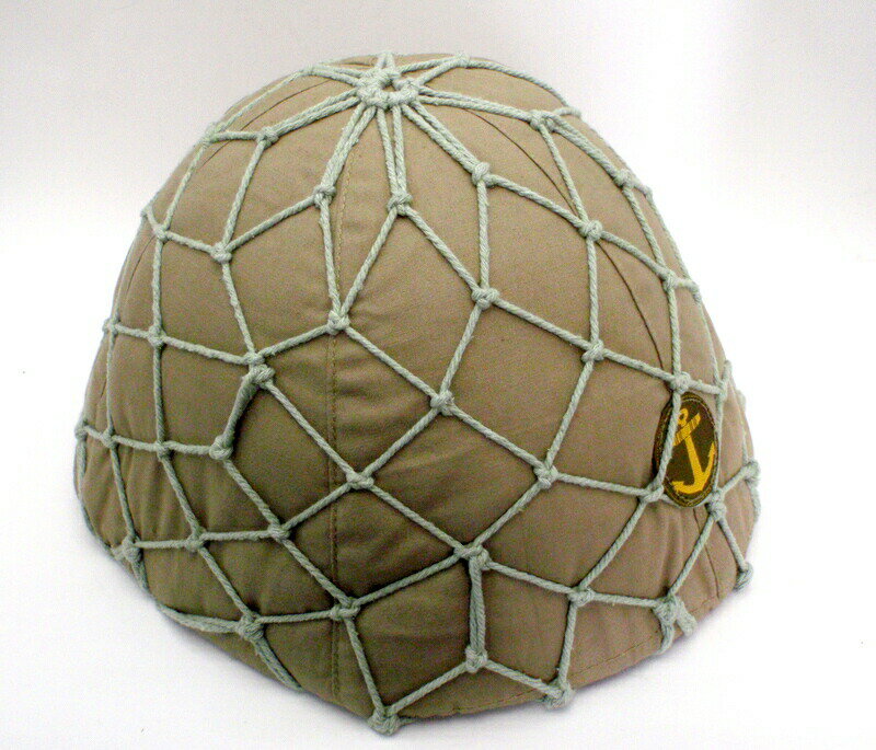 日本海軍 九〇式 鉄帽 内装 覆 偽装網付 ヘル...の商品画像