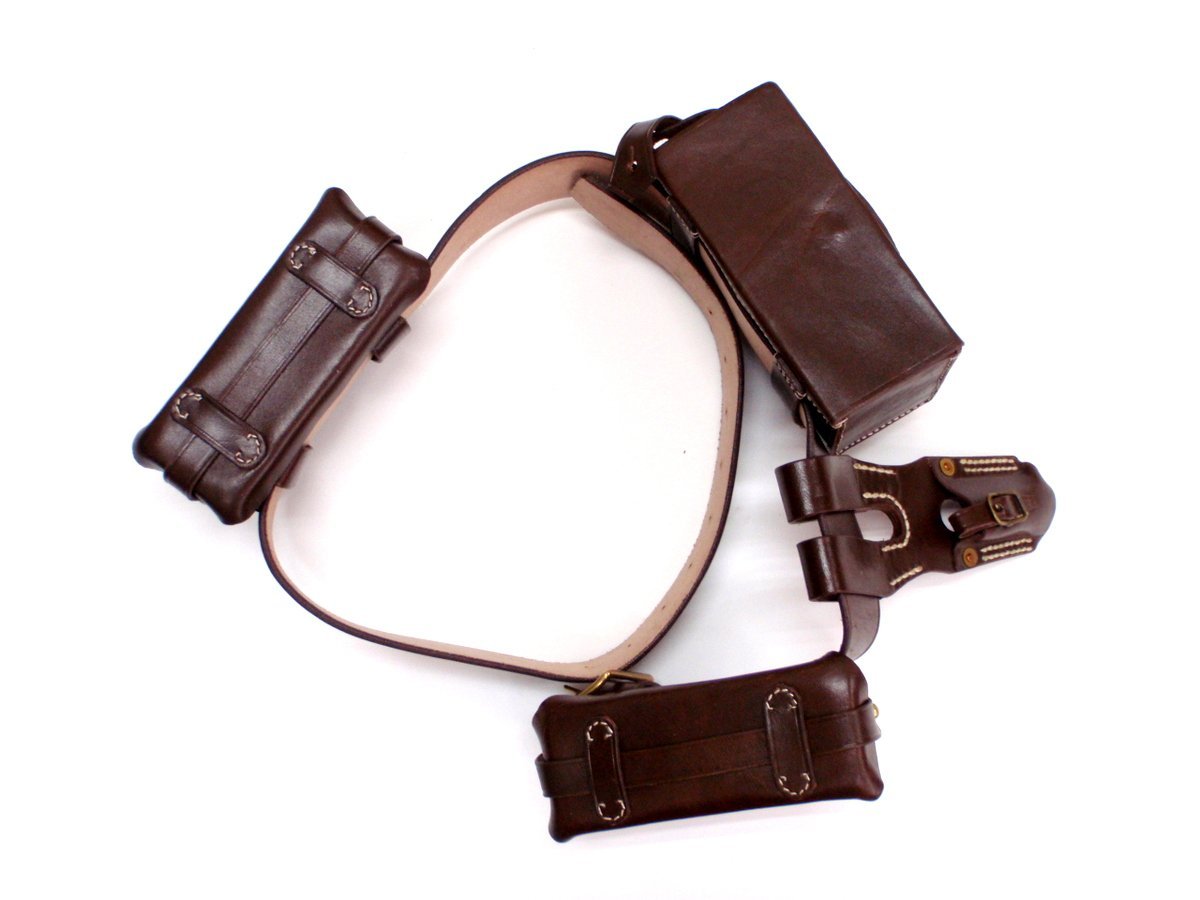 日本軍 弾薬盒 帯革 後期型 三十式銃剣差 複製品 三八式歩兵銃 九九式短小銃