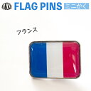 フランス 国旗 ピンズ / ミニかく ( 世界の 国旗 ピン バッチ バッジ バッチ / 四角 角形 小さい / ワールドカップ 代表 応援 )