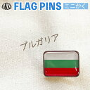 ブルガリア 国旗 ピンズ / ミニかく