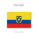エクアドル 国旗　フェイス ペイン