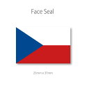 チェコ 国旗　フェイス ペイント シ