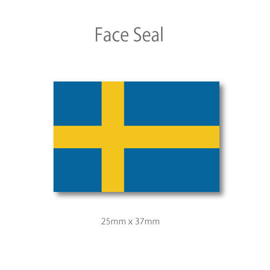 スウェーデン 国旗 フェイス ペイン
