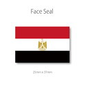 エジプト 国旗　フェイス ペイント 