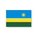 ルワンダ 国旗　フェイス ペイント 