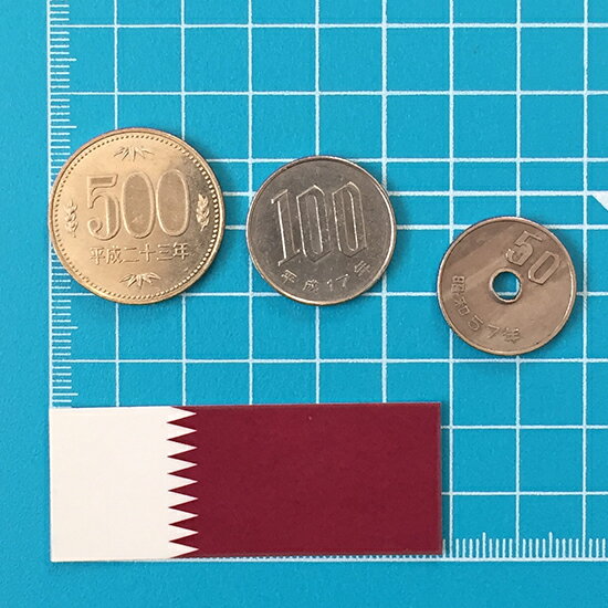 カタール (2S) 国旗 ステッカー 世界の ...の紹介画像2