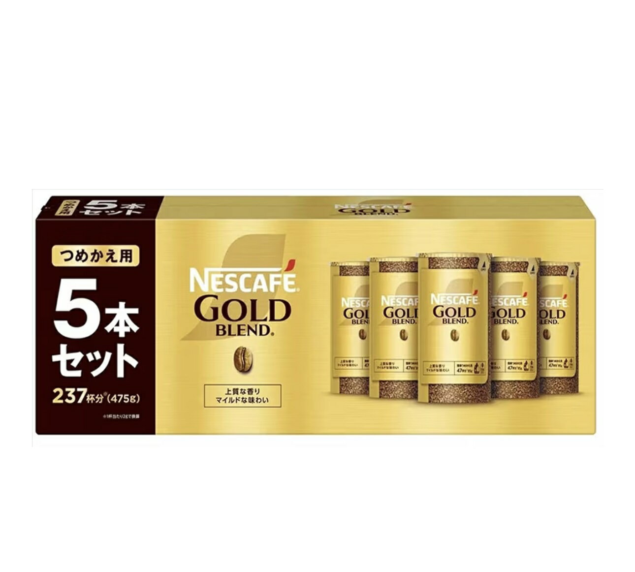 楽天市場】ネスカフェ ゴールドブレンド エコ＆システムパック 5個の通販