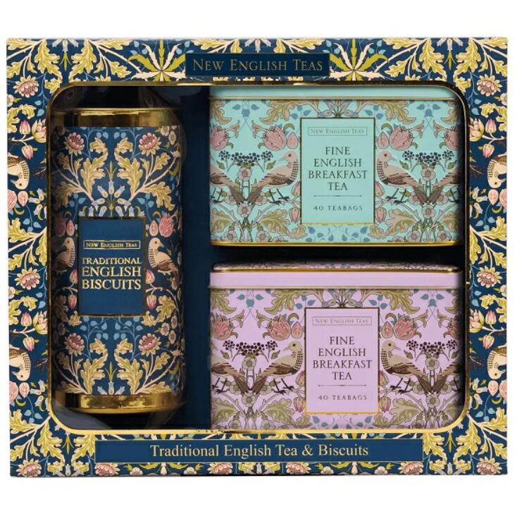 樂天商城 - 【母の日プレゼント】コストコ(NEW ENGLISH TEA）ブレックファストティー & ビスケットセット 紅茶2缶・ビスケット200g