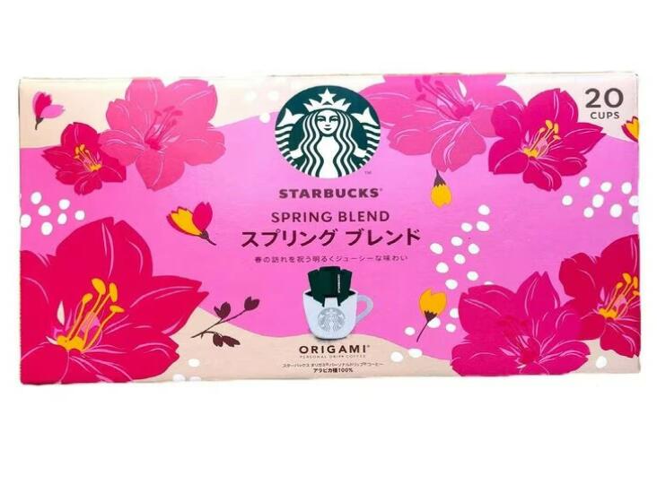 Rakuten - スターバックス オリガミ スプリングブレンド パーソナルドリップコーヒー 箱 180g (9g×20袋) ミディアムロースト コーヒー 中細挽き スタバ スプリングブレンドコーヒー