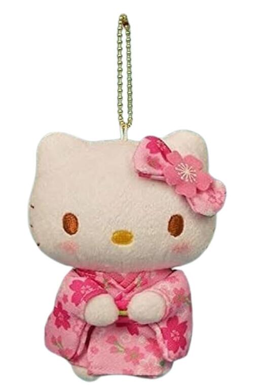 樂天商城 - ナカジマコーポレーション(Nakajima Corporation) サンリオ ハローキティ 桜着物 マスコットぬいぐるみ