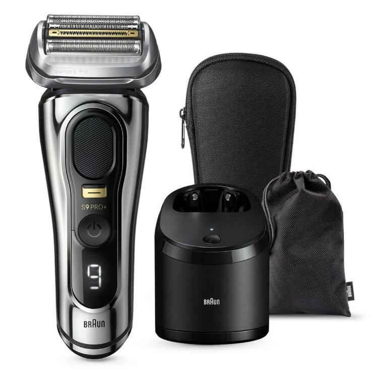 BRAUN ブラウン 電動シェーバーシリーズ9　9566cc-V シルバー 4枚刃 AC100V-240V 新品 メンズシェーバー