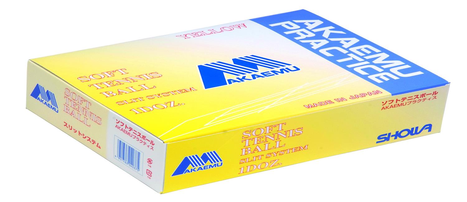 ルーセント(Lucent) アカエムプラクティスボール 黄 1ダース(12個) M-40300 黄