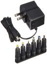エルパ(ELPA) AC-DCマルチアダプター 変換アダプタ AC100V 50/60Hz 定格出力:DC6V/1000mA 約1.8m ACD-060S(2)