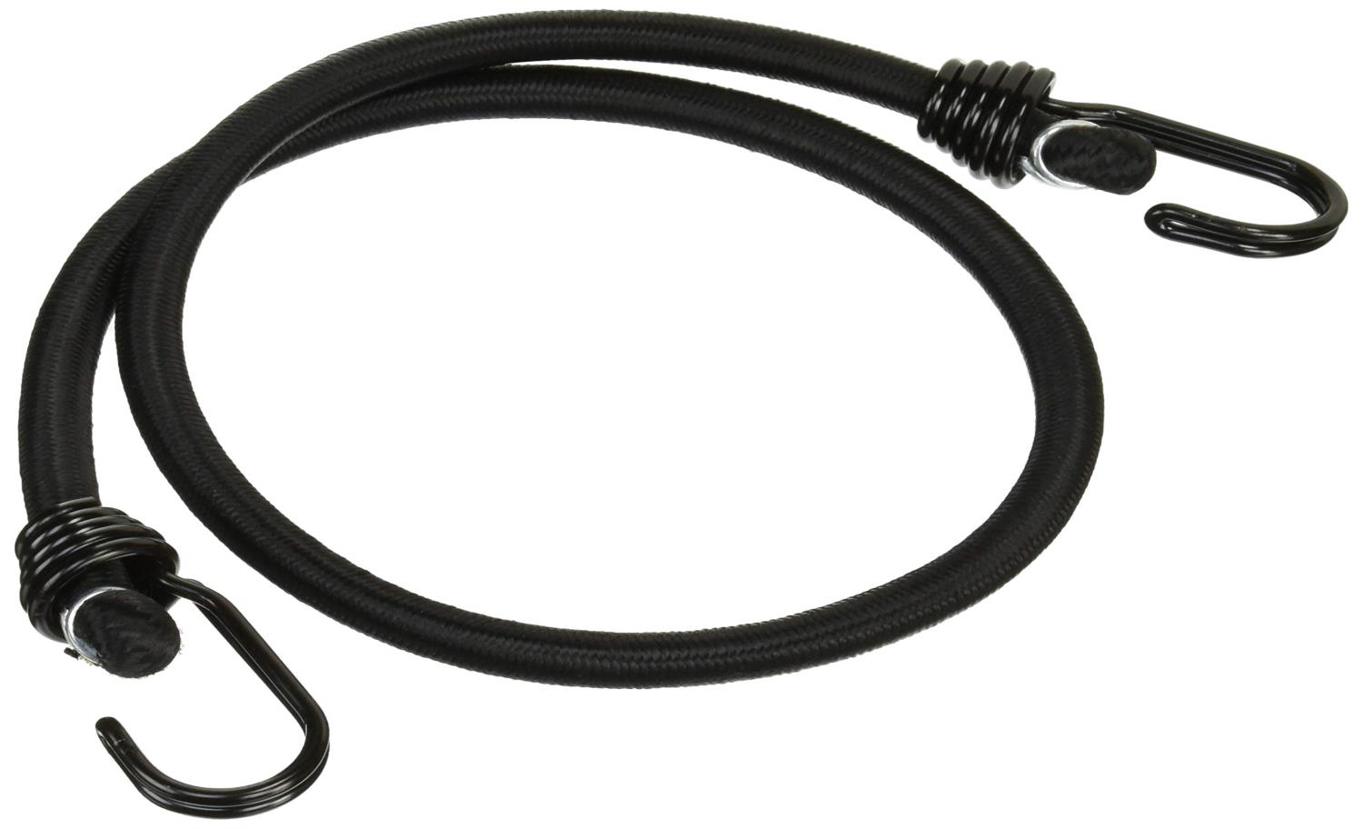 SK11(エスケー11) ゴムロープ Jフック 両端フック付き 丸ゴムタイプ 10mm×70cm SKG-R1070BK