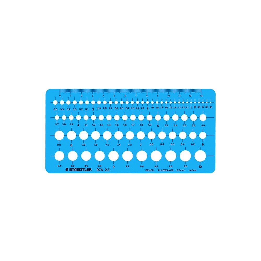 ステッドラー(STAEDTLER) テンプレート 極小円定規 1枚 976 22