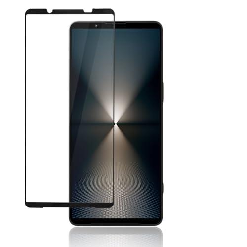 Xperia 1 VI 用 ガラスフィルム 9H強化ガラス 【1枚セット】液晶保護 高い光透過率 透明 エクスペリア 1 VI SO-51E 液晶保護フィルム 全面保護 耐衝撃 極薄 気泡ゼロ 指紋防止 黒縁あり 強化ガラス フィルム Xperia 1 VI SO-51E SOG13 XQ-EC44 対応