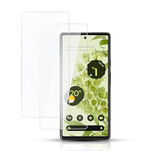 Google Pixel6ガラスフィルム【日本製素材旭硝子製】極薄 高透過率 耐指紋 撥油性 2.5D ラウンドエッジ加工 硬度9H/高透過率/自動吸着【透明】...