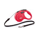 フレキシ (flexi) ニュークラシック コード S(12kg未満) 5m レッド 犬用リード(4)