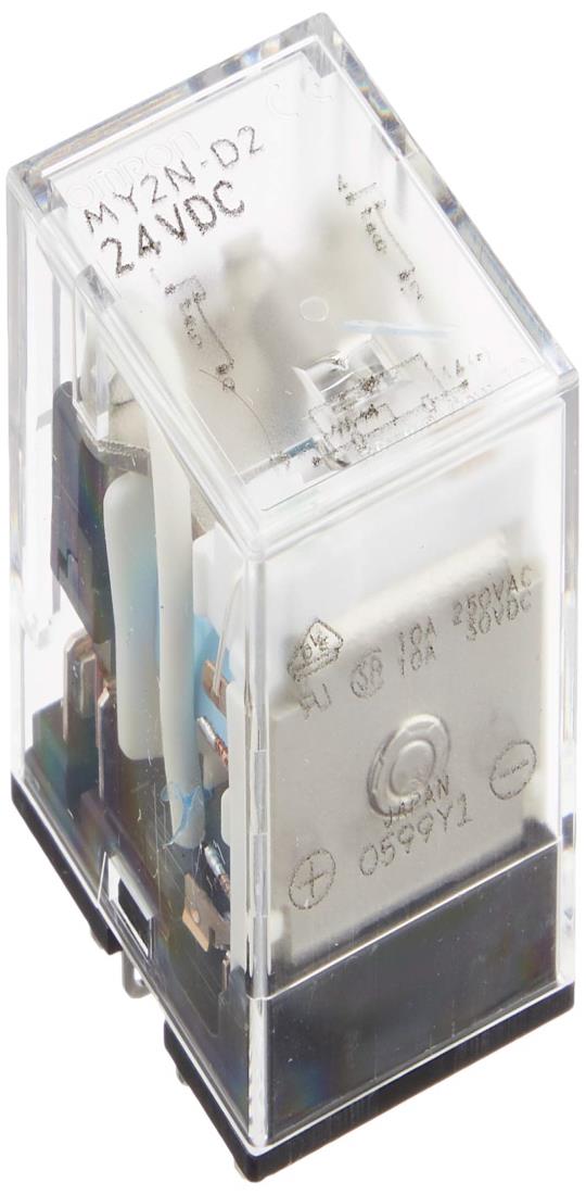 楽天市場】オムロン ミニパワーリレーmy2n-d2(dc24v)の通販