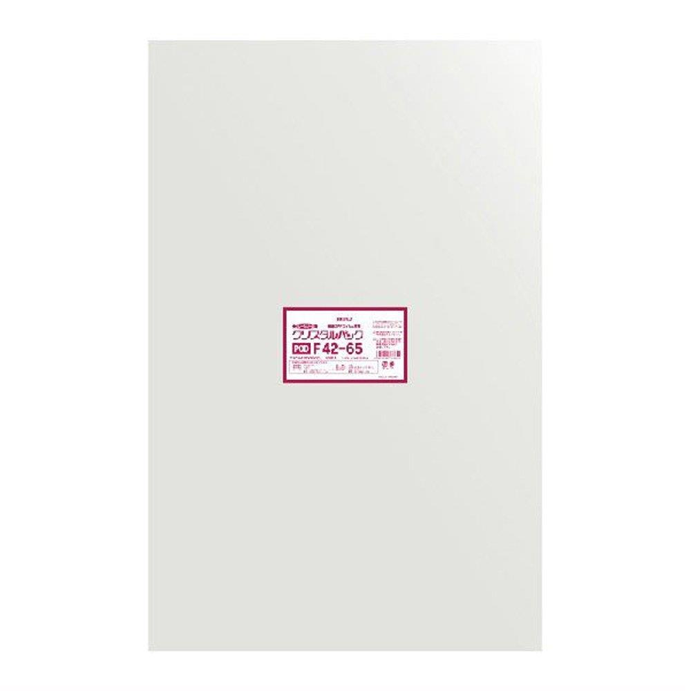 シモジマ ヘイコー 透明 OPP袋 クリ スタルパック 衣料品用 50枚 F42-65 厚0.03×幅420×高650mm