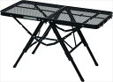 キャンパーズコレクション(Campers Collection) 山善 タフライトアクションテーブル ブラック TAT-8640(MBK) 本体サイズ:幅87.5×奥行40.5×高さ35.5/50/60cm(4)