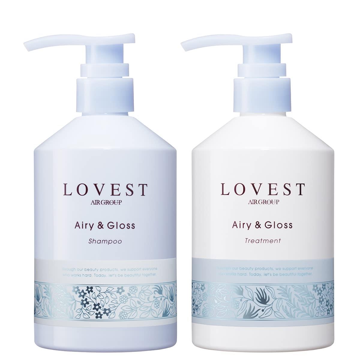 LOVEST エアリー＆グロス シャンプー＆トリートメントセット 490ml