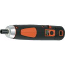 ブラックアンドデッカー(BLACK+DECKER) コードレス プッシュドライバー DIY 電動工具 締付工具 5段階調節 コンパクト LEDライト搭載 3.6V ビット 26種 キャリングケース 付き BD40K27