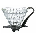 HARIO(ハリオ) V60 耐熱ガラス透過ドリッパー 03 1~6杯用 ブラック 日本製 VDGN-03-B(3)