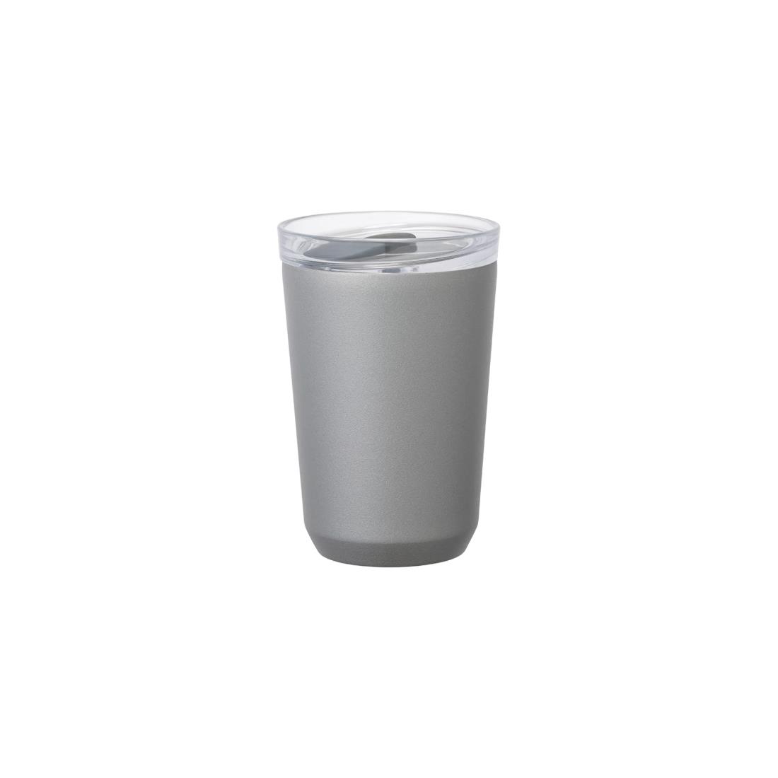 KINTO (キントー) トゥーゴータンブラー 360ml プラグ付 シルバー 20445