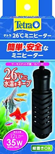 テトラ (Tetra) ミニヒーター 35W 自動温度調節器内蔵 難燃性プラスチックカバー付き 縦横設置 SP規格適合 観賞魚 金魚 メダカ 水槽