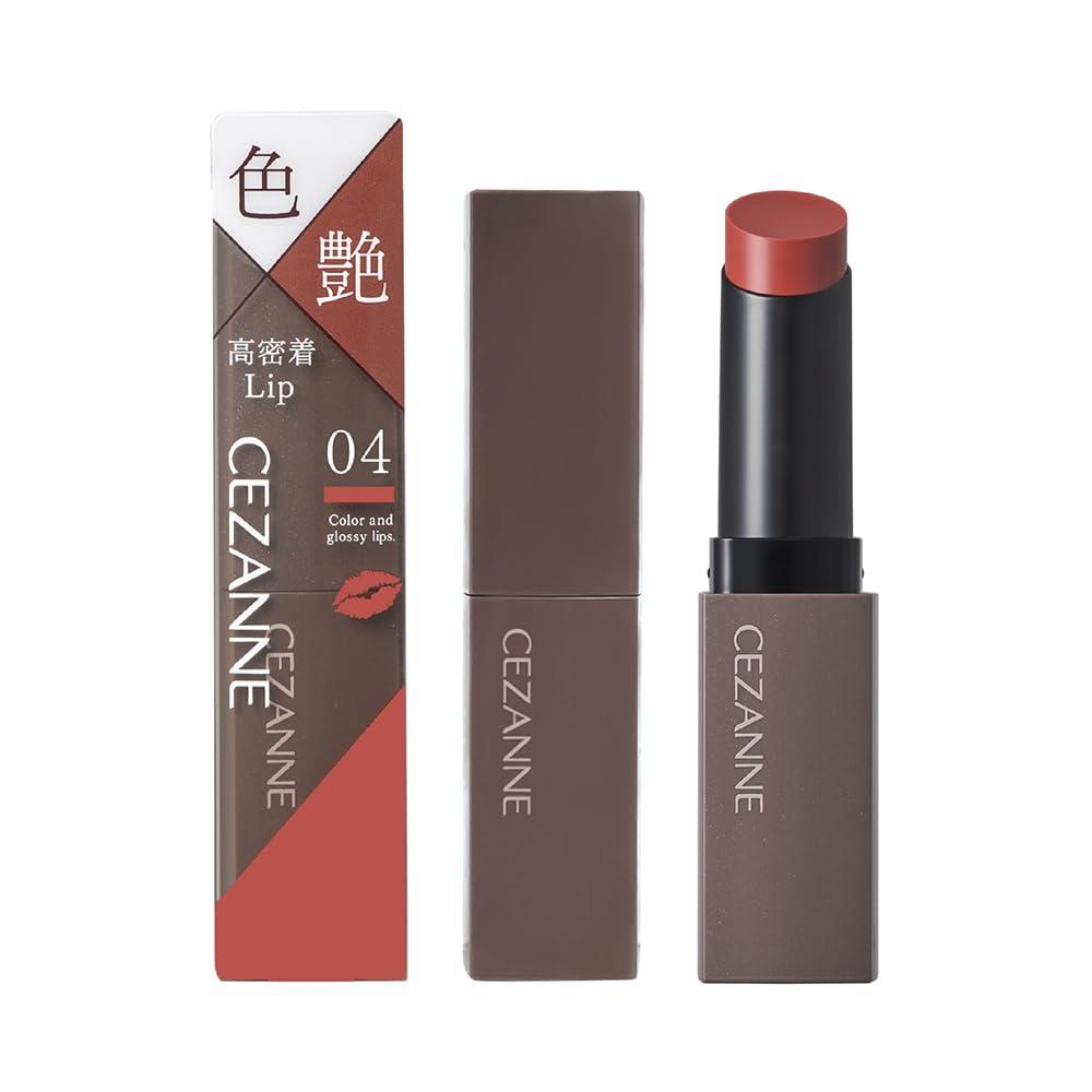 セザンヌ リップカラーシールド 04 メロウピンク 3.7g ジェル膜リップ 美発色 落ちにくい