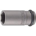 TRUSCO(トラスコ) インパクト用ロングソケット(差込角19.0)対辺26mm T6-26AL
