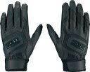 ゼット(ZETT) バッティンググローブ 両手用 高校生ルール対応 ホワイト(1100) Mサイズ(24~25cm) BG578HS (1900)ブラック 両手用/S(22-23cm)(4)