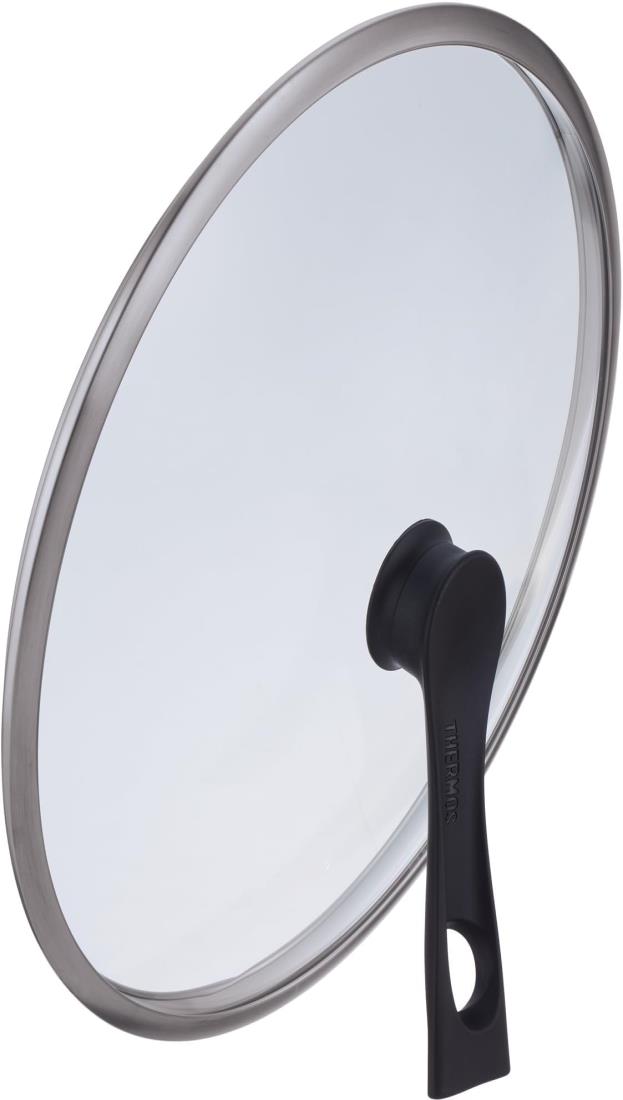 サーモス スタンド式ガラスフタ KLH 30cm対応 ブラック KLH-030 BK